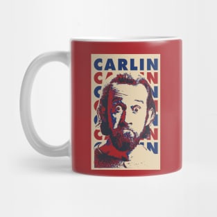 George Carlin Funny Pop Art Style Mug